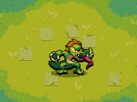 Pixel art character artwork: Enemy Character Design B
