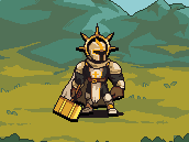 Paladinko — Mockup de juego · vertical (1), pixel art de Kevin Medina