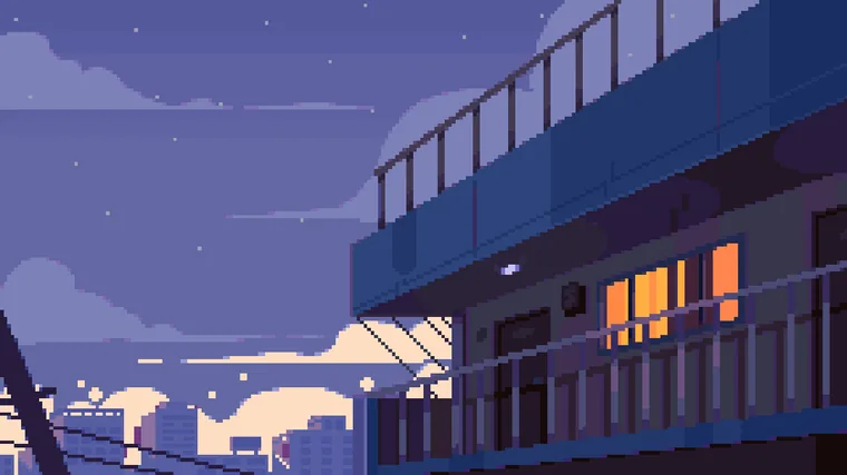 BRB screen — stream identity — Illustration, pixel art by Kevin Medina