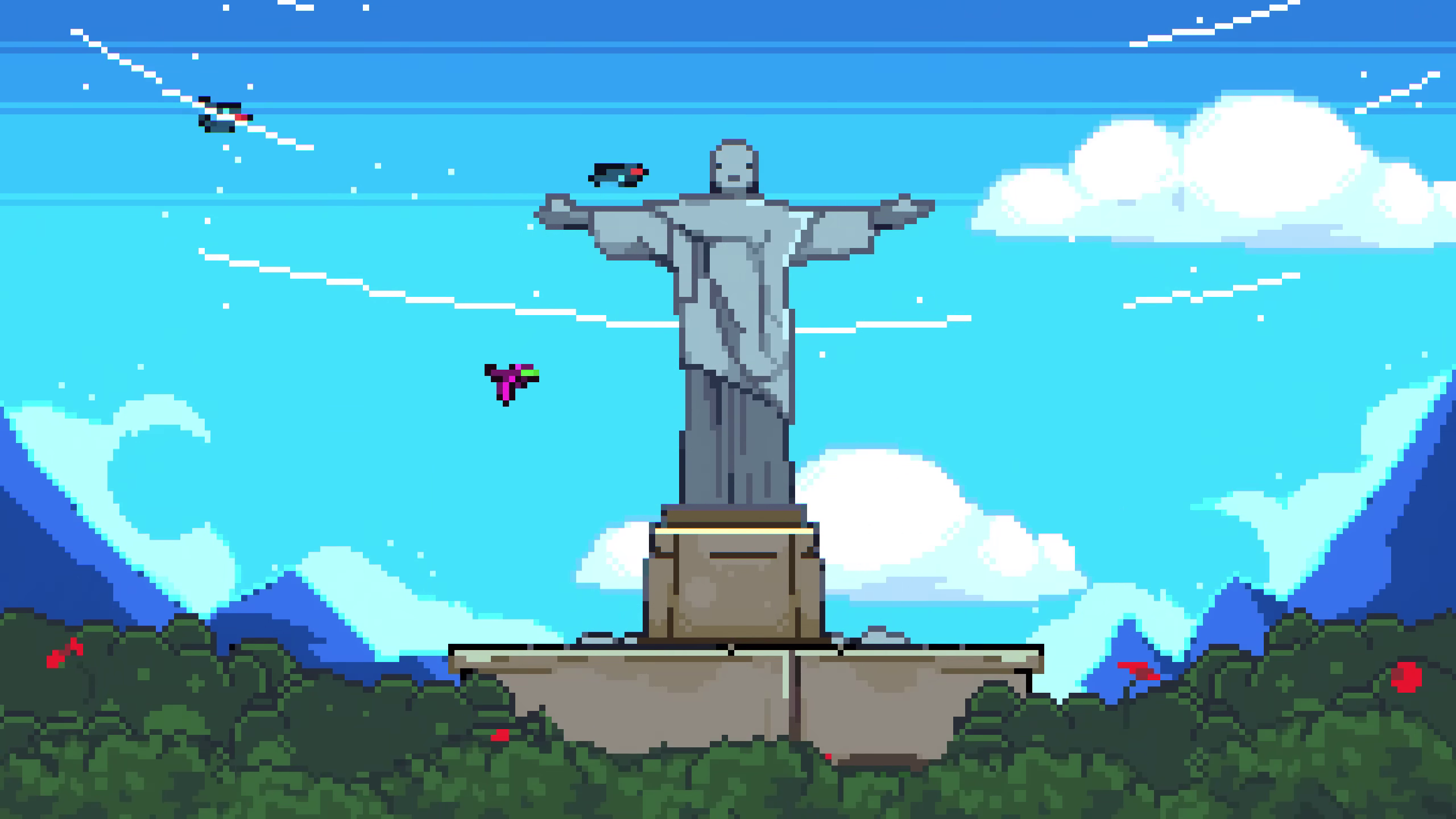Minina — Carre & Spreen — Music video, pixel art by Kevin Medina