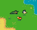 Tiny Golf — Game art · characters & tiles (4), pixel art by Kevin Medina