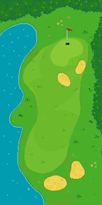 Tiny Golf — Game art · characters & tiles (3), pixel art by Kevin Medina
